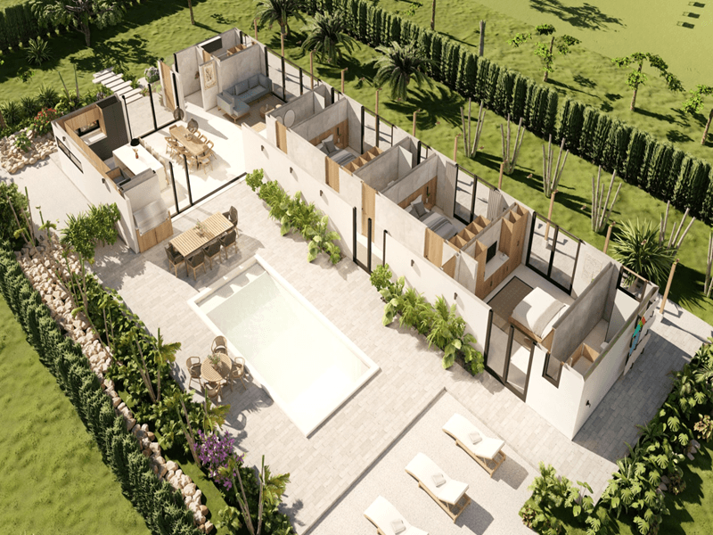 Avemoana Modern tropical 3 bedrooms homes for sale in exclusive gated community